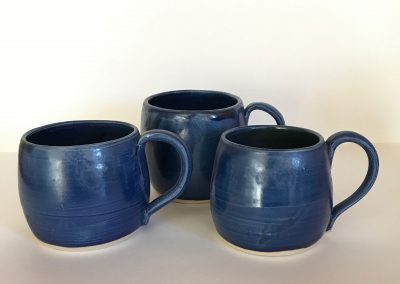 Large blue mugs