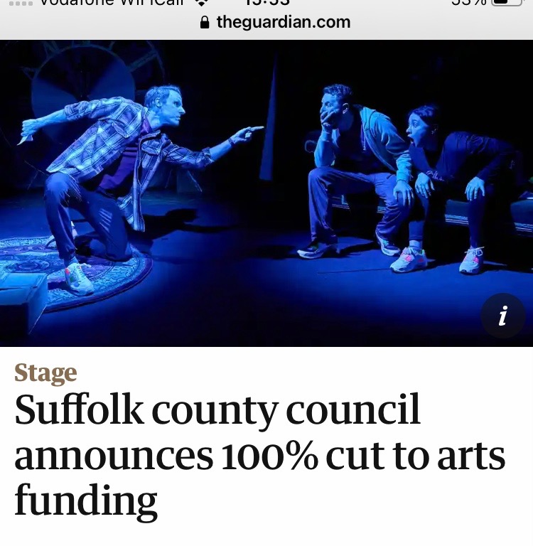 Suffolk County Council cuts Arts Funding